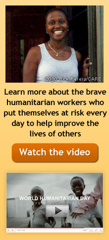 Learn more about the brave umanitarian workers who put themselves at rist every day to help improve the lives of others -- Watch the video