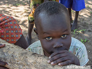 South Sudanese refugee girl